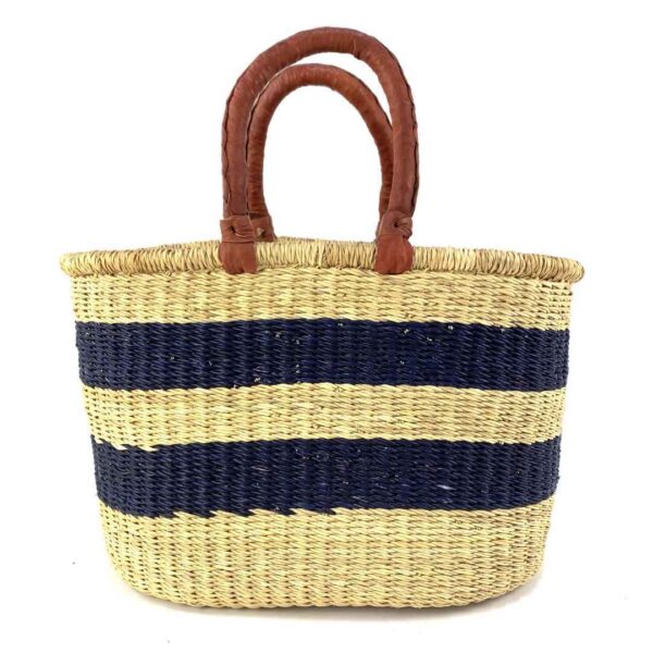 Oval-Basket-454-Quick (1) Handcrafted elephant grass basket Ghana.