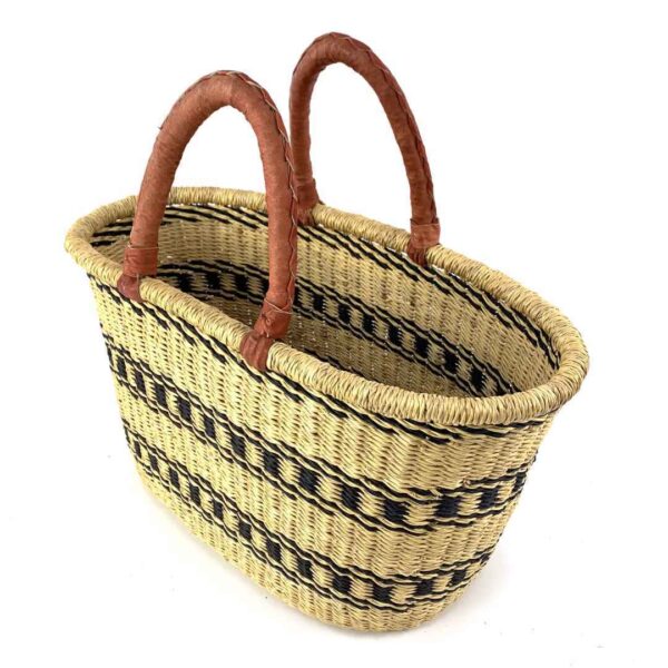 Oval-Basket-456-Life (2) Statement round woven storage basket.