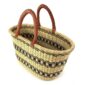 Statement round woven storage basket.