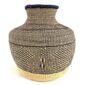 Paga vessel basket in woven elephant grass, Bolgatanga Ghana