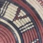 Round woven platter for centrepiece.