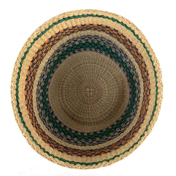 Planter-basket-086-Footsteps (2) Ghanaian basket showing generational weaving skill and cultural continuity