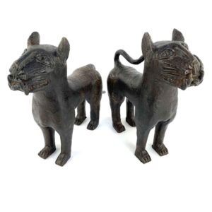 nigerian bronze leopards