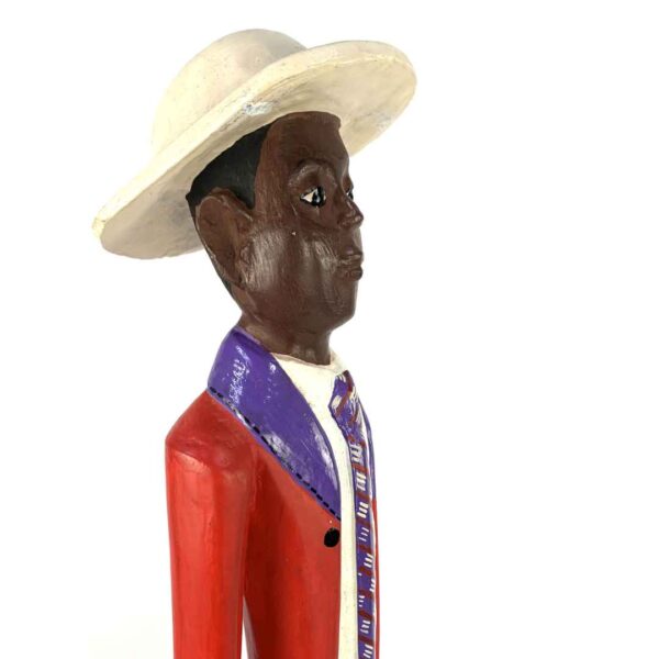 STAT-IV-CLNL-032-stilton (3) West African wooden statue showcasing traditional carving and artistic craftsmanship.