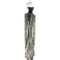 Wooden figure embodying expressive artistry and timeless regional aesthetics.