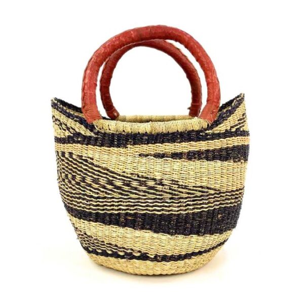 Small market baskets - blues (7) african bolga baskets