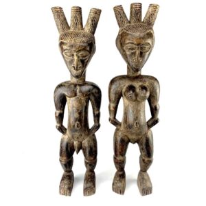 african baule statues
