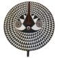 Large Bwa sun mask carved from a single piece of wood