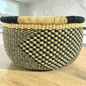 colourful african basket