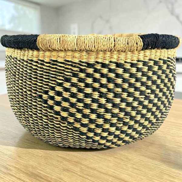 colourful african basket