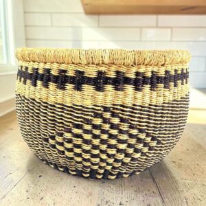 handmade african basket for storage