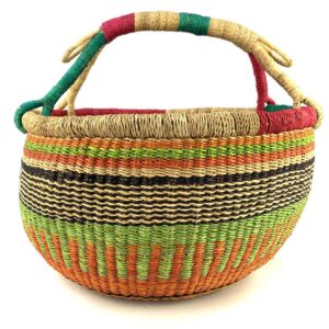 colourful african basket