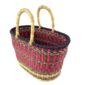 Minimal oval Ghana woven basket.
