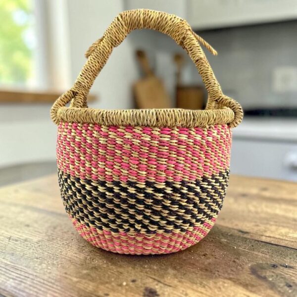 Handwoven African basket reflecting heritage skills and sustainable natural fibre use