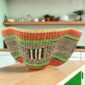 handwoven wave counter basket decor