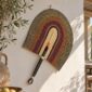 XL Giant woven fan wall decor and art