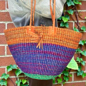 Multipurpose Bolga basket ready to go.