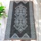 Handwoven African mat combining traditional weaving with modern interior appeal.