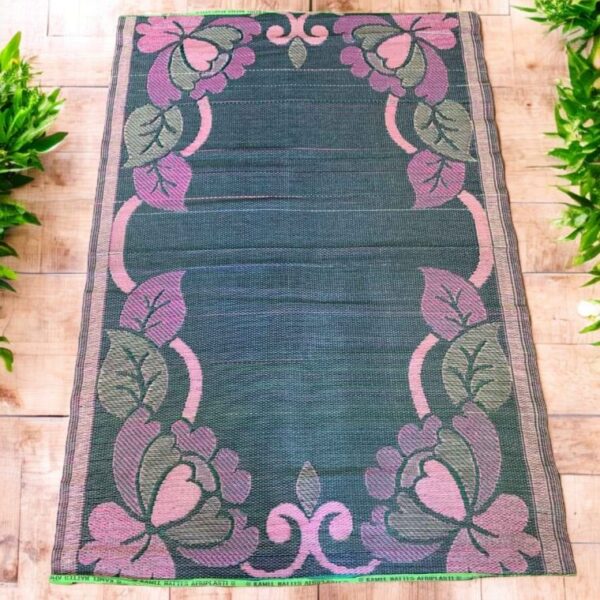 West African artisan mat crafted for large spaces and natural décor.