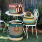 Woven African baskets