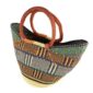 Angled view of the classic market basket showing the woven interior