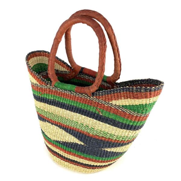 african-market-basket-standard-545-nala-bashiri-3 Angled view of the classic market basket showing the woven interior