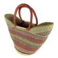 Angled view of the classic market basket showing the woven interior