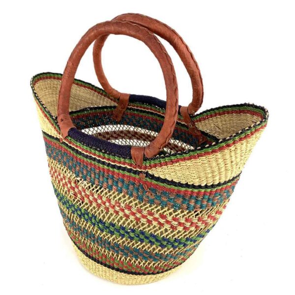 african-market-basket-standard-551-tano-bashiri-3 Angled view of the classic market basket showing the woven interior