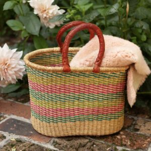 woven oval basket