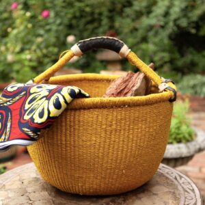 African yellow basket