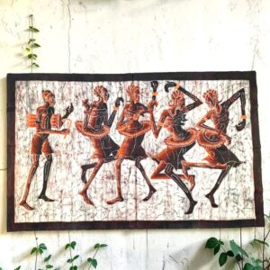 Artisan made African batik fabric.