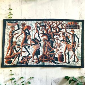 West African batik decorative textile.