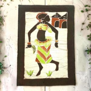 West African batik artisan textile.