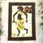 West African batik artisan textile.
