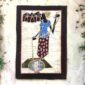 Artisan made African batik fabric.