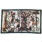 Vibrant wax resist wall hanging.