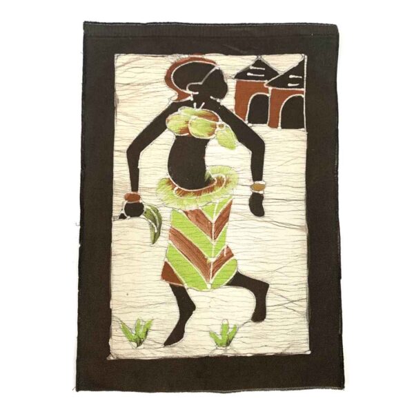 batik-wallhanging-mini-02-sufi Hand dyed wax resist cotton fabric.
