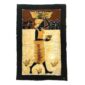 Storytelling wax resist fabric.