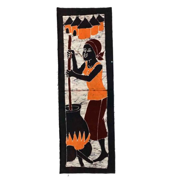 batik-wallhanging-mini-10-abli Heritage inspired wax dyed textile.