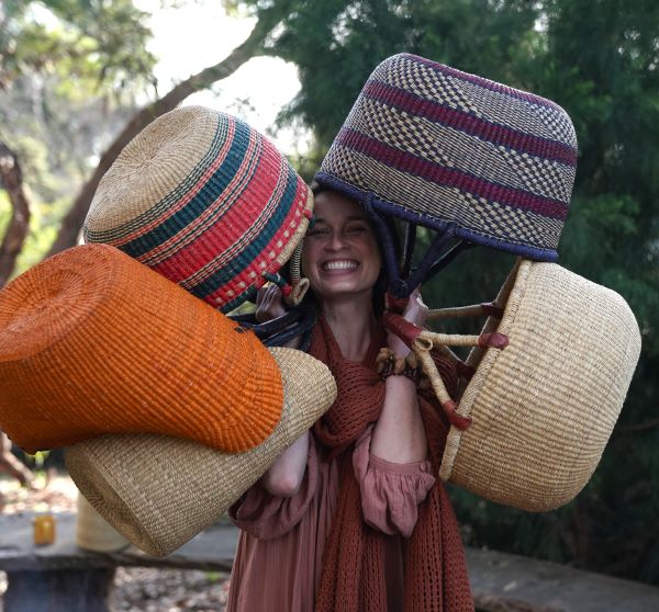 woven african baskets