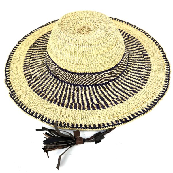 handwoven wide hat