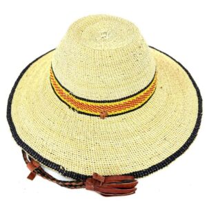 african woven hat