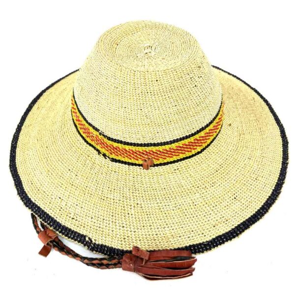 african woven hat