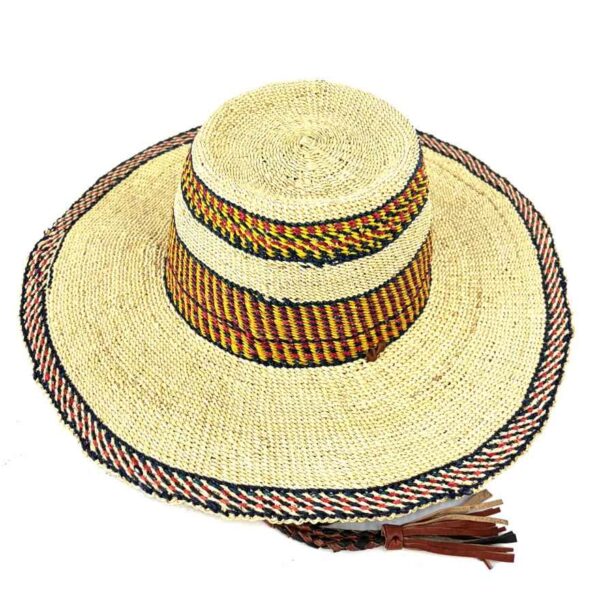 african woven hat