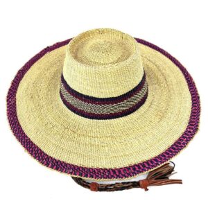 african woven hat