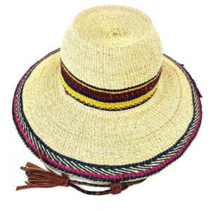 african woven hat