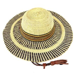 african woven hat