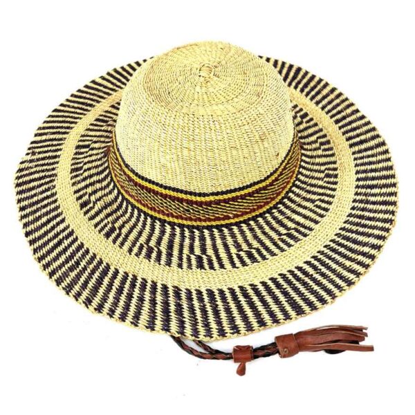 african woven hat