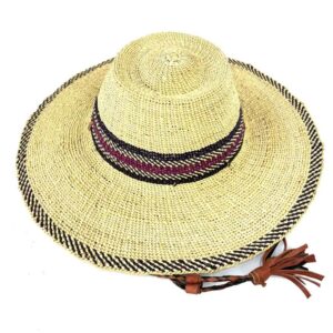 african woven hat