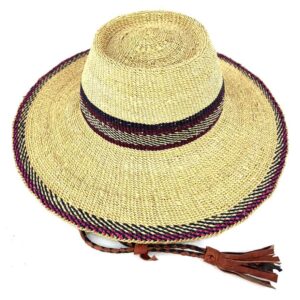 african woven hat